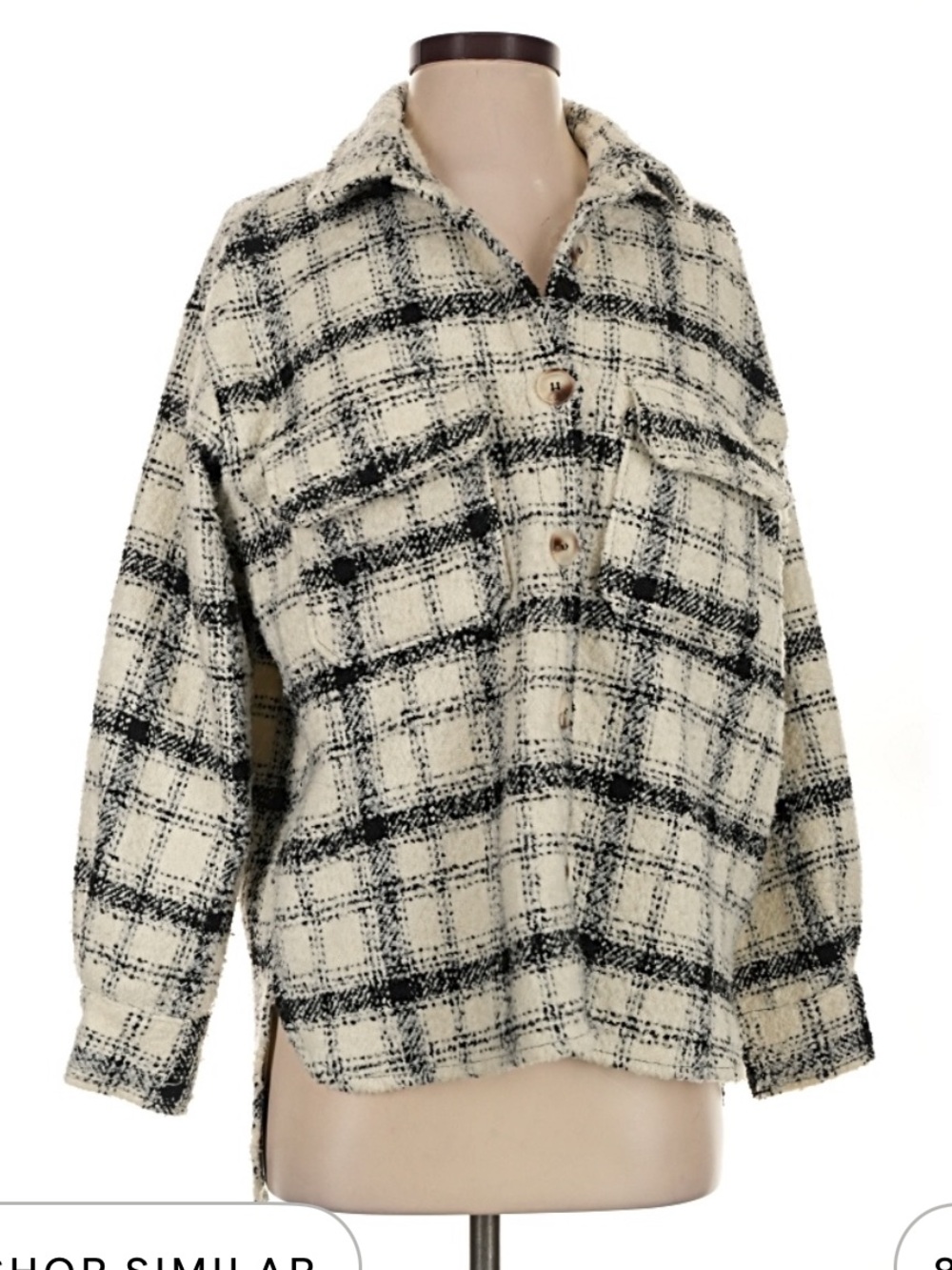 12th tribe boucle shacket jacket